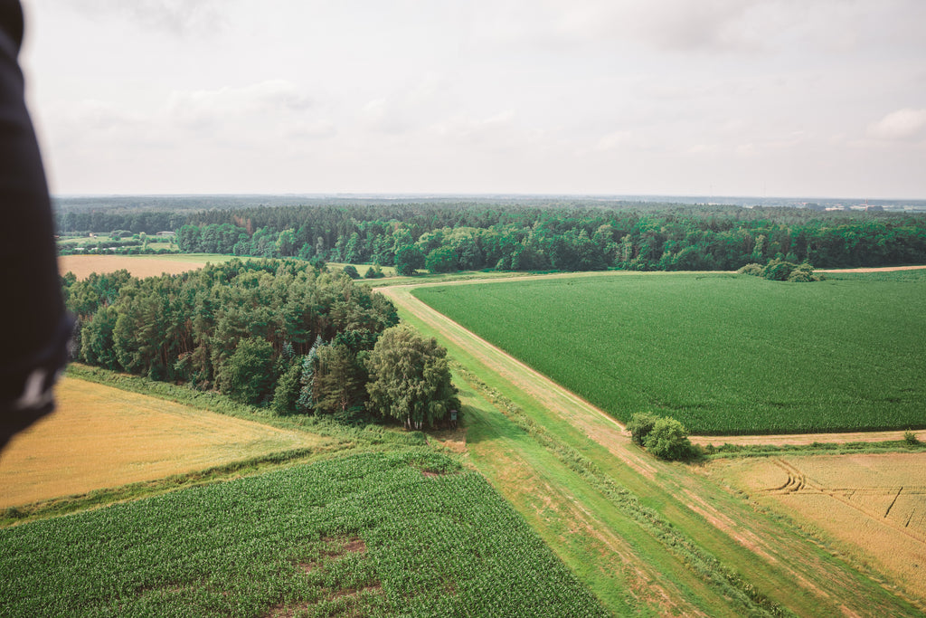 Rundflug mit einem Motorschirm im Norden von  Hannnover