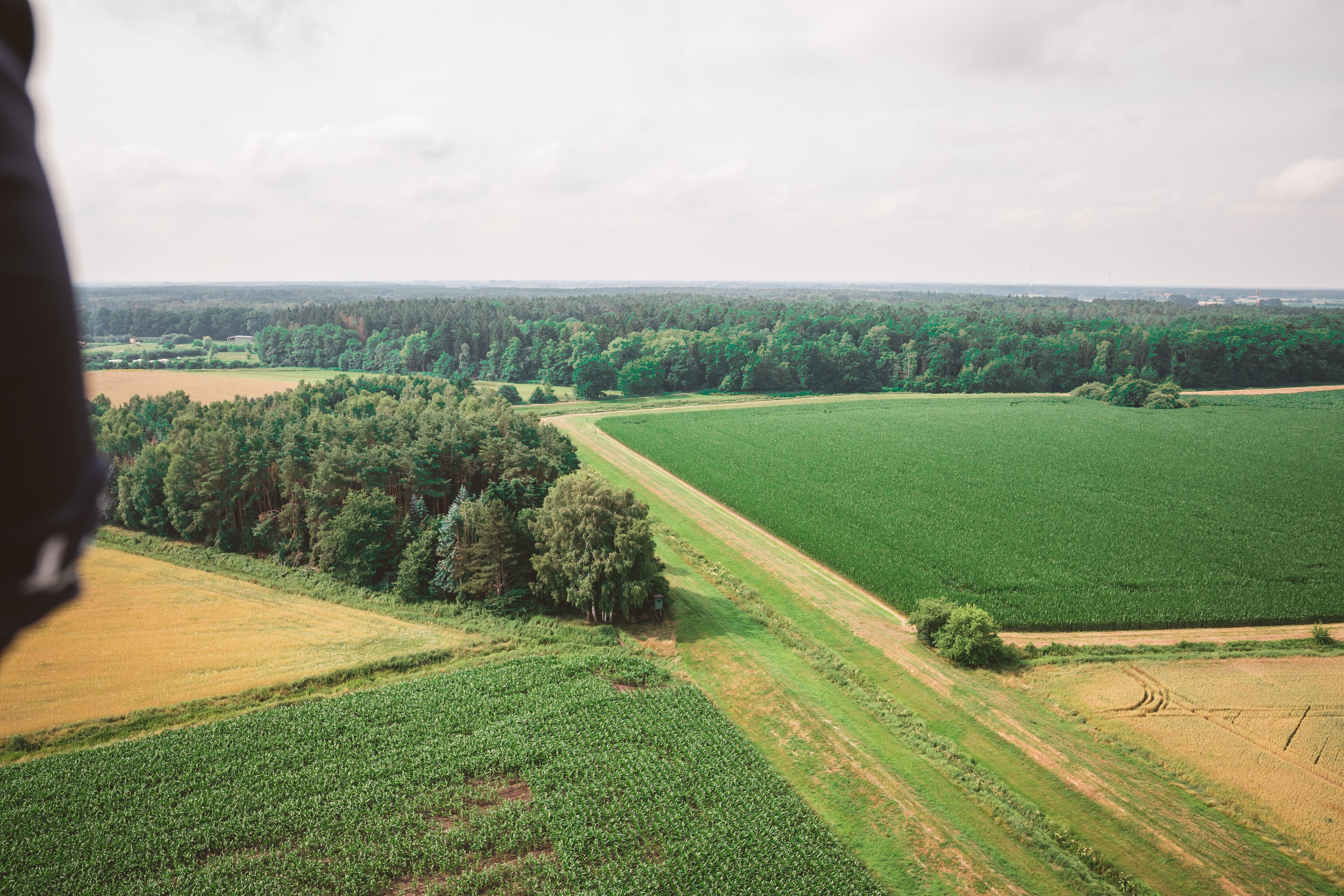 Rundflug mit einem Motorschirm im Norden von  Hannnover