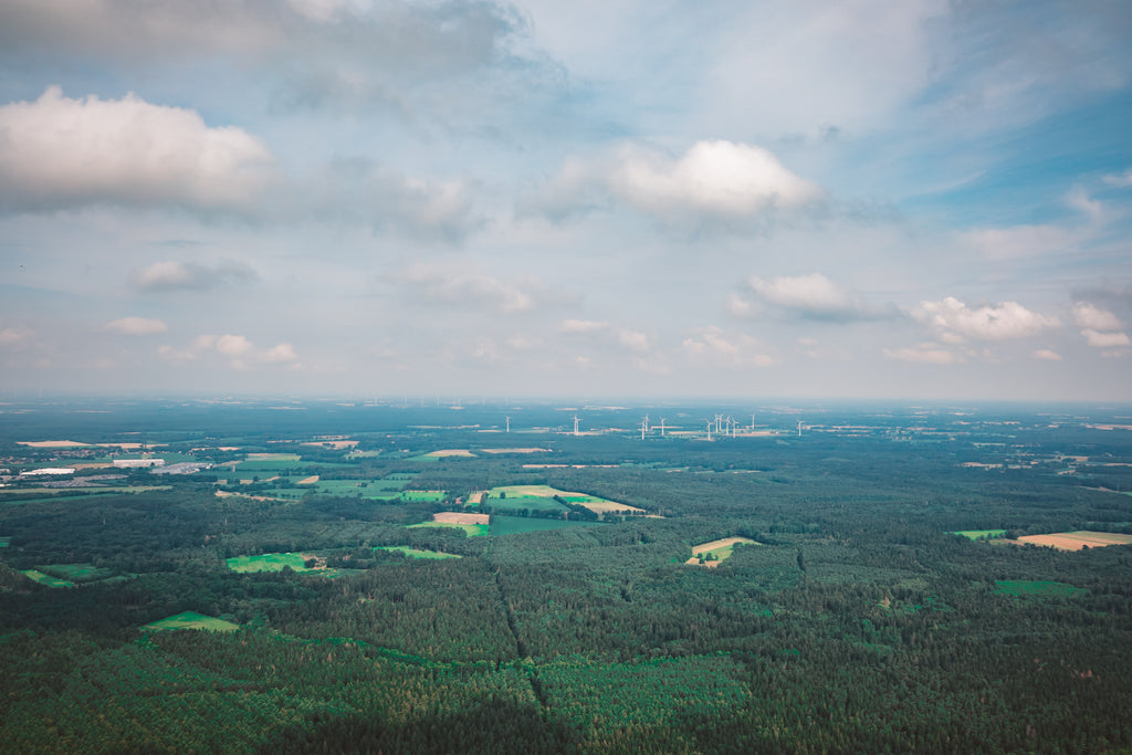 Rundflug mit einem Motorschirm im Norden von  Hannnover